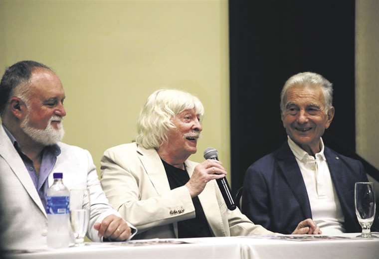 O’Connor, López Puccio y Maronna en la conferencia de prensa