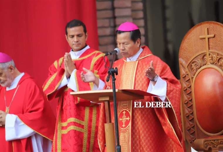 Monseñor Leigue en la celebración de Domingo de Ramos:"El pueblo ha puesto de su parte (en el censo), esperemos que las autoridades también lo hagan"