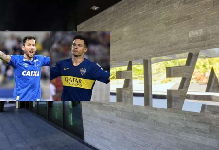 Ariel Cabral y Mauro Zarate dependen de la FIFA. Fotos: Internet