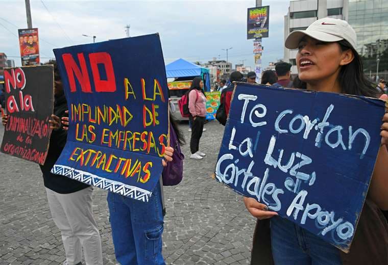 Protestas en Ecuador /Foto: AFP