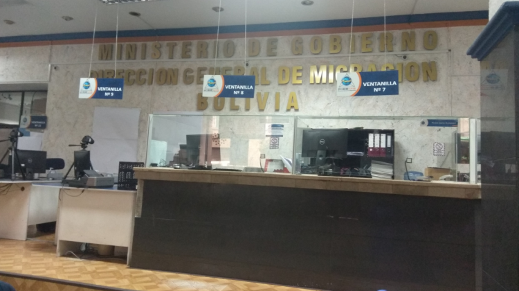 Oficinas de Migración Bolivia
