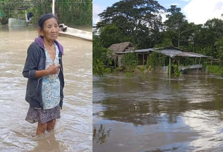 Autoridades en Ichilo cuantifican daños en comunidades afectadas por el desborde del río