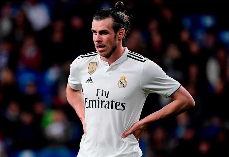Gareth Bale no entrenó con sus compañeros del Real Madrid. Foto: AFP