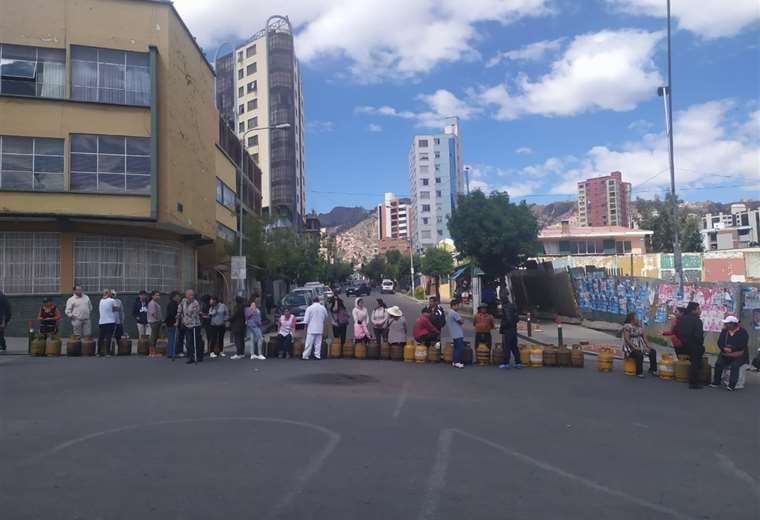Los bloqueos en diferentes puntos de La Paz I Foto: Radio Éxito.
