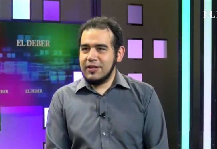 Édgar Villegas (captura del video que muestra la entrevista)