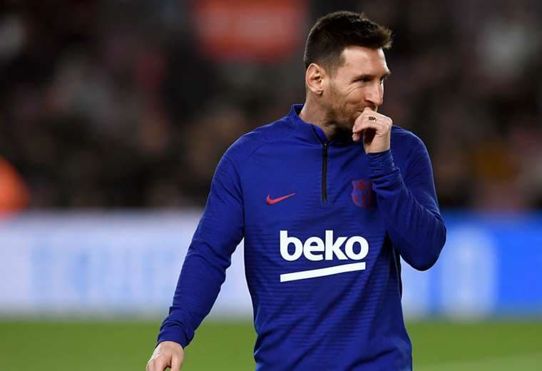 Lionel Messi, capitán del Barcelona. Foto: AFP