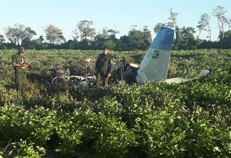 Esta es la aeronave que se estrelló en Cuatro Cañadas. (Foto, archivo)