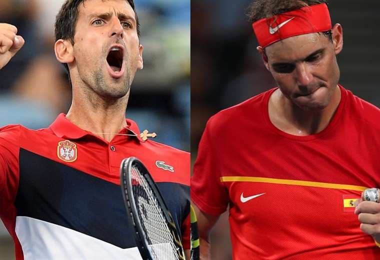 Djokovic y Nadal se medirán este domingo. Foto: internet