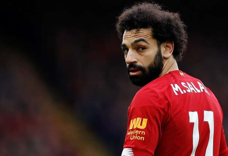 Salah, el delantero del Liverpool. Foto Internet