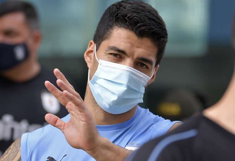 Luis Suárez, delantero de la selección uruguaya. Foto: AFP