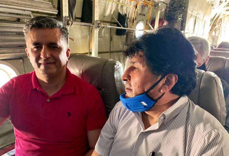 Evo Morales y Sacha Llorenti salieron de Buenos Aires