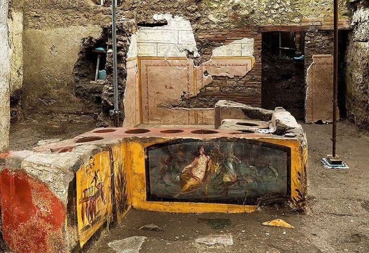 Imagen del Temopolio encontrado en Pompeya 