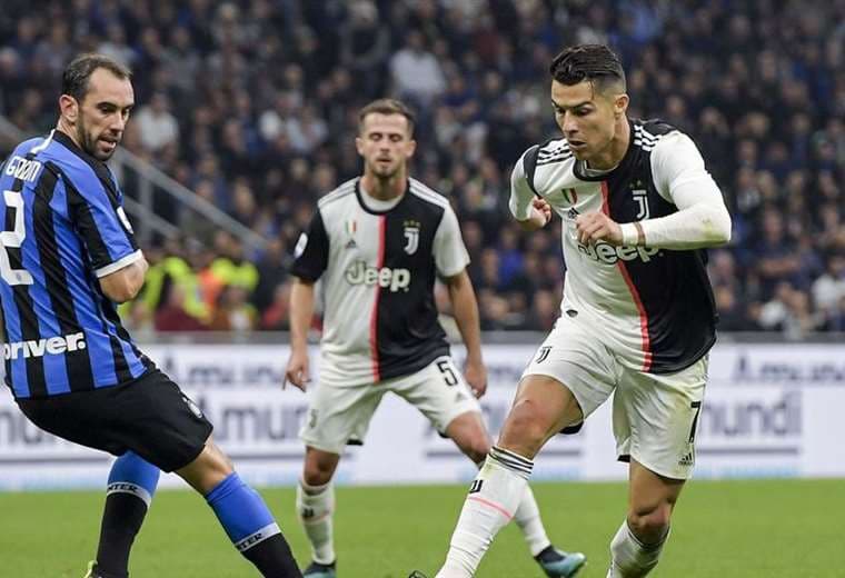 El clásico entre Inter y Juventus era el partido más atractivo de este fin de semana en Italia. Foto. Internet 
