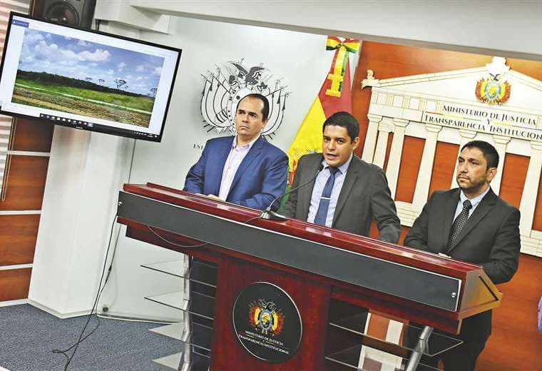 El Ministerio de Justicia y el Viceministerio de Transparencia impulsan la investigación. Foto: APG