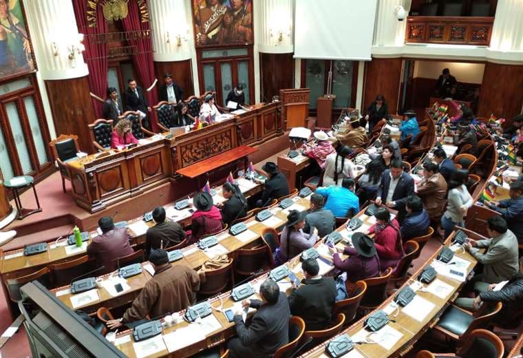 La sesión en el Legislativo I Foto: Vicepresidencia.