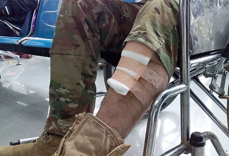 Militar herido