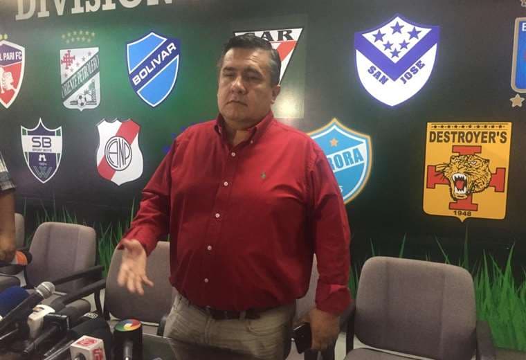 Robert Blanco es vicepresidente de la FBF y mandamás de la División Profesional. Foto: DIEZ