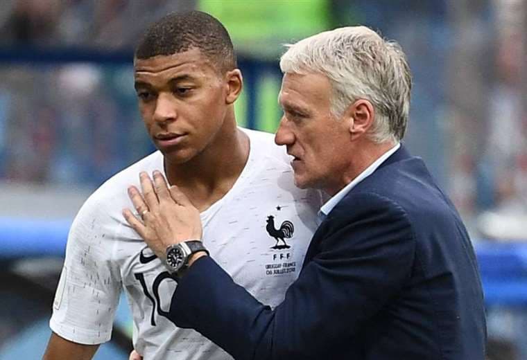 El director técnico de la selección absoluta de Francia respaldó la decisión del club parisino de no dar permiso al jugador para ir a las olimpiadas. Foto. Internet 