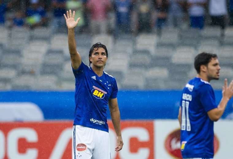 El delantero de Cruzeiro, Marcelo Martins, es una de las figuras del equipo azul de Belo Horizonte. Foto: Internet