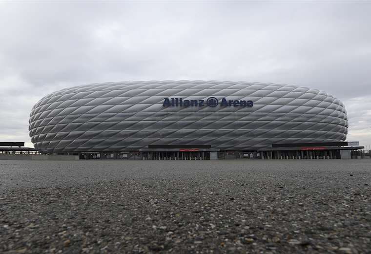  El estadio Allianz Arena, estadio en el que FC Bayern de Múnich actúa de local. Foto: AFP