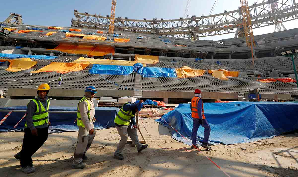 Las obras en los estadios no paran en Catar