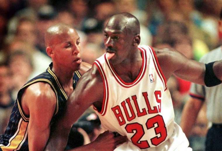 Reggie Miller y Michael Jordan tenían un duelo aparte en la cancha. Foto: Internet