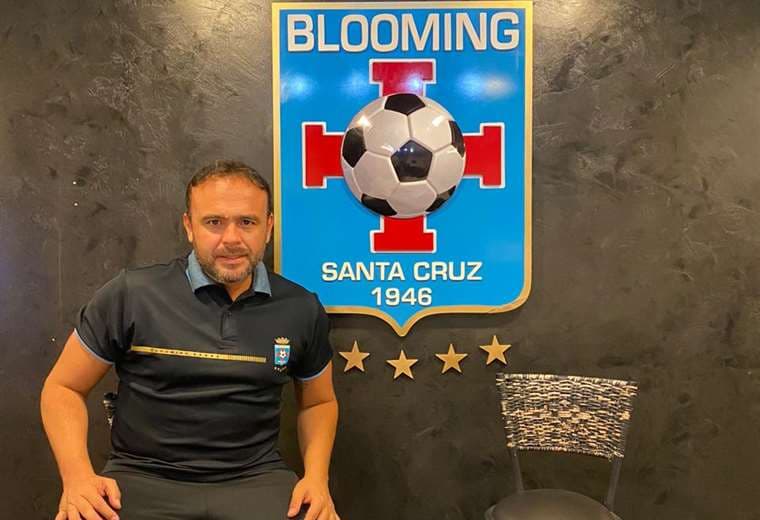 Juan Jordán, presidente del club Blooming. Foto: Blooming