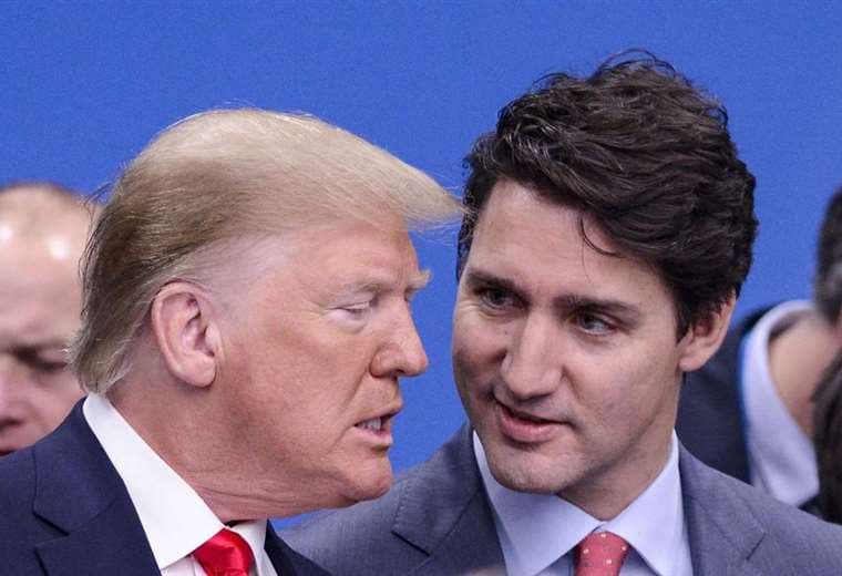 Trump y Trudeau van a definir sobre cierre fronterizo. Foto Internet