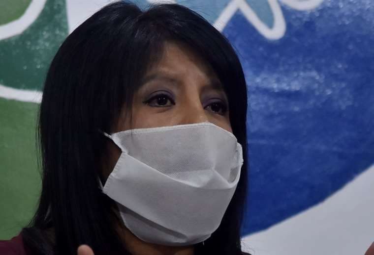 La Defensora del Pueblo, Nadia Cruz. APG Noticias