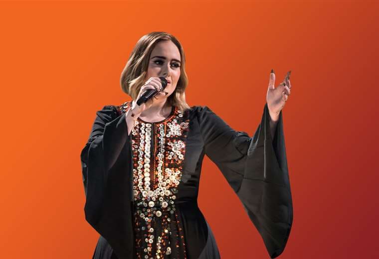Con un vestido que usó en 2016, Adele presumió su nueva figura