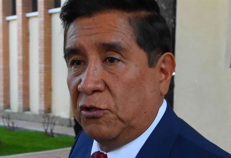 César Salinas, presidente de la Federación Boliviana de Fútbol. Foto: El Deber