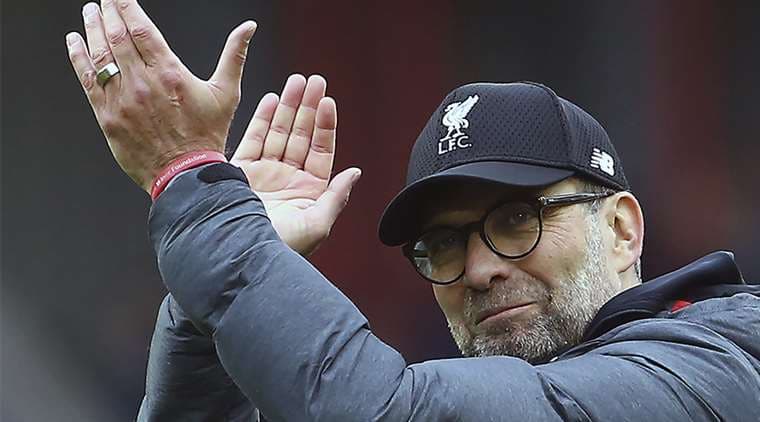 Jürgen Klopp, DT del Liverpool. Foto: AFP