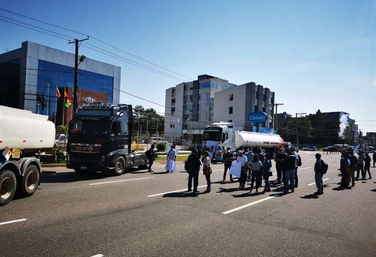 Se levantó el bloqueo de la doble vía a La Guarida (Foto: Juan Carlos Fernández)