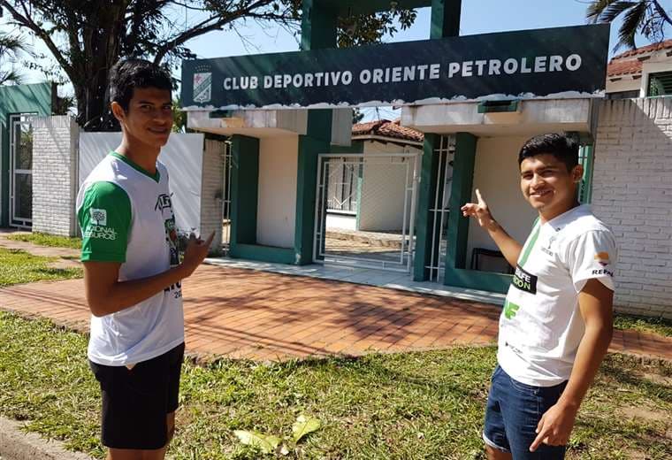 Sebastián Álvarez y Alexis Pizarro, las dos caras nuevas de Oriente Petrolero.