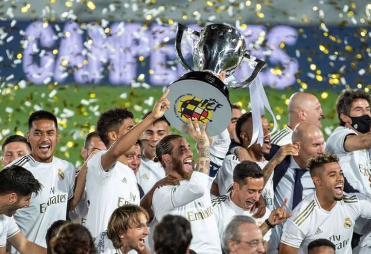 Real Madrid es el último campeón de la liga española de fútbol. Foto: internet