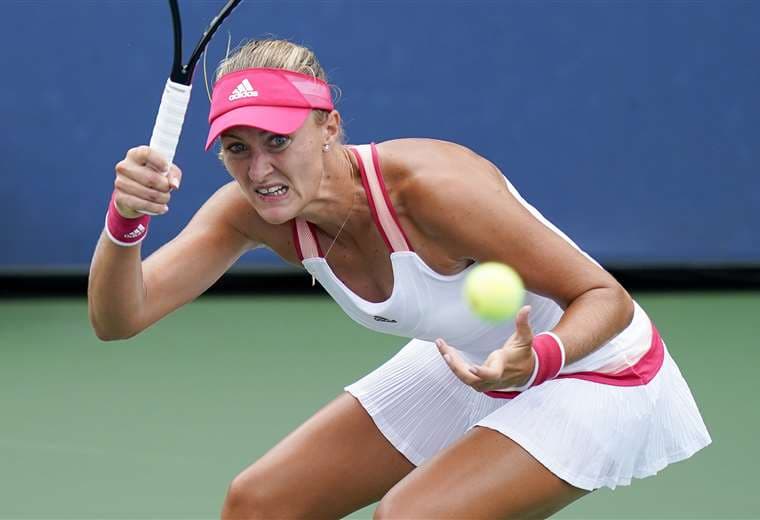Según los medios, Kristina Mladenovic tenía grandes posibilidades de ganar en dobles. Foto
