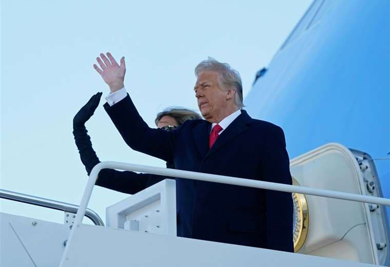 Despedida de Donald Trump/Foto: AFP