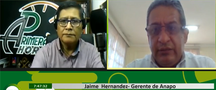 Jaime Hernández, gerente de Anapo, pide actuación clara de las autoridades