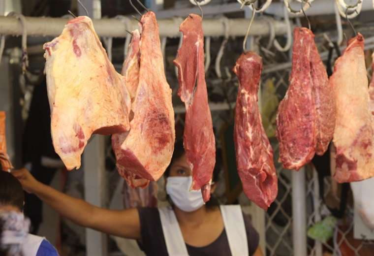 La carne de res sigue con un incremento de Bs 1 y Bs 3/Foto: Ricardo Montero