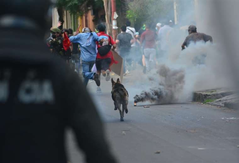 La violencia en Tarija se desató esta mañana y por la tarde, también / APG 