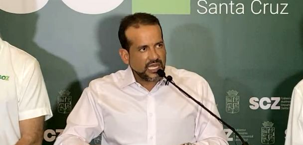 Luis Fernando Camacho, gobernador de Santa Cruz. Foto. Internet 