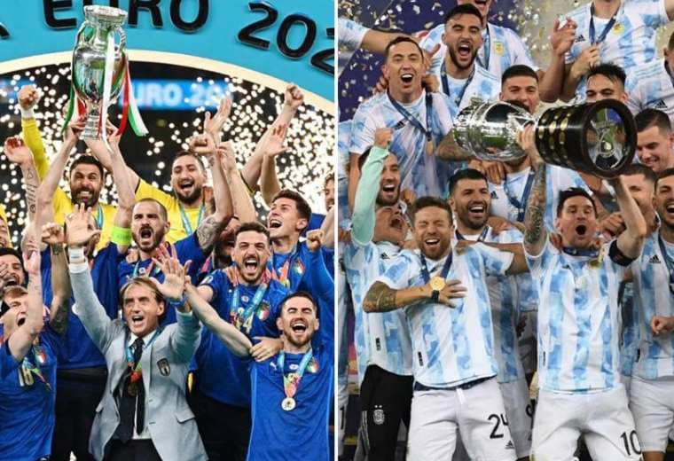 Italia (izq.) y Argentina, las mejores selecciones de Europa y Sudamérica. Foto: Internet