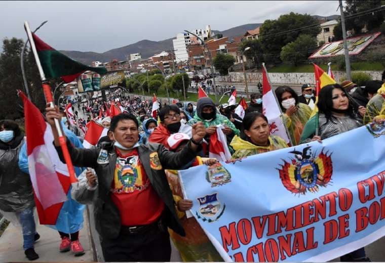En días pasados se dieron otras movilizaciones en Potosí. Foto: APG Noticias