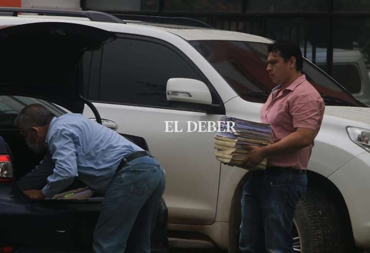 Retiraron documentación sobre el caso previo a la audiencia/Foto Enrique Canedo