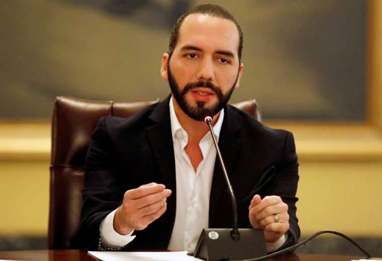 El presidente de El Salvador Nayib Bukele
