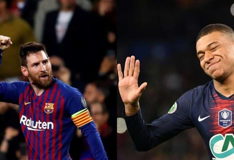 Messi vs Mbappé, el duelo de este martes por la Champions. Foto: internet