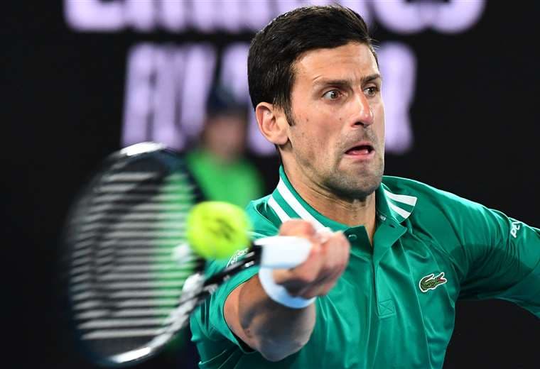 Djokovic comenzó con buen pie el Abierto de Australia. Foto. AFP