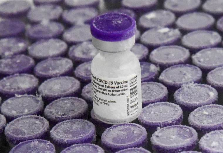 La vacuna anticovid de Pfizer. Foto AFP 