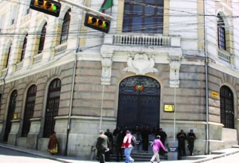 Frontis del edificio de la Cancillería en La Paz. Foto: Archivo 