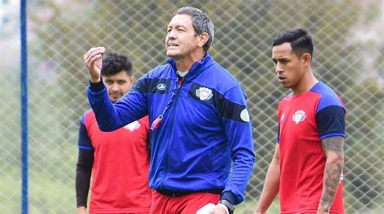 Mauricio Soria, entrenador de Wilstermann. Foto: Los Tiempos
